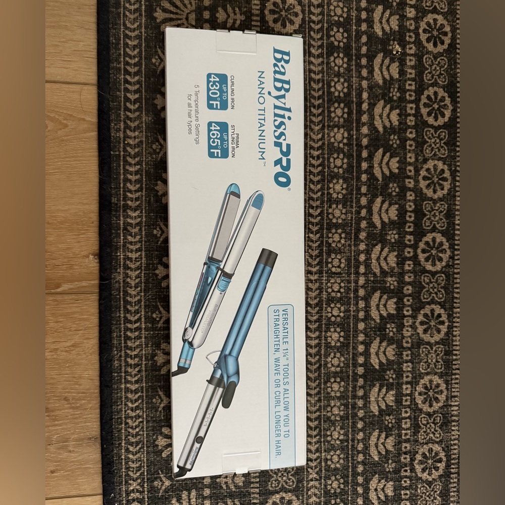 BaBylissPRO Nano Titanium Hair Styling Set - Picture 2 of 2